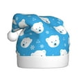 thumbnail image 1 of Salouo Cute Polar Bear for Adult Christmas Hat Xmas Holiday Hat Santa Hat for Women & Men Festive Headwear Accessories Fit for Christmas/ New Year/Holiday/Party,1PC, 1 of 6
