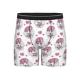 thumbnail image 1 of Salouo Cute Poodle Dog Pattern Men's Boxer Briefs, Soft & Breathable Underwear Elastic Waistband Briefs for Men,1-Pack, 1 of 7