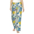 thumbnail image 1 of Salouo Cute Poodle Dog Print Women's Pajama Pants Casual Loose Sweatpants PJs Flowy Pants Drawstring Palazzo for Women Wide Leg Pants Lounge Pajama -XX-Large, 1 of 8