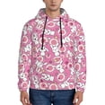 thumbnail image 1 of Salouo Cute Rabbit Pattern Men's Fall Hoodie Sweatshirt,Sport Hoodie with Pockets for Men Pullover Casual Hooded Sweatshirt-Medium, 1 of 7