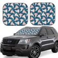thumbnail image 1 of Salouo Cute Salamander Pattern Car Windshield Sun Shade Foldable | Front Windshield Shade for Sun, Heat and UV Rays | Interior Sun Protection-Large, 1 of 6