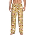 thumbnail image 1 of Salouo Cute Santa and Reindeer Print Pajama Pants for Men, Lounge Pants Elastic Waistband Casual Men's sleepwear Loungewear Sleep Pajama Pant -X-Large, 1 of 1