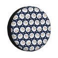 Salouo Cute Sheep With Star Print Spare Tire Cover 1417 inch Spare Tire Protector Universal