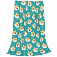 thumbnail image 1 of Salouo Cute Shiba1 Print Bed Blankets,Flannel Blanket Comfortable Air Conditioning Blanket Lightweight Blanket for Sofa Bed Travel & Couch -40"x30", 1 of 8