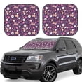 thumbnail image 1 of Salouo Cute Squirrel Floral Pattern Car Windshield Sun Shade Foldable | Front Windshield Shade for Sun, Heat and UV Rays | Interior Sun Protection-Medium, 1 of 6