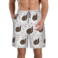 thumbnail image 1 of Salouo Cute Swan Pattern Swim Trunks for Men,Men's Hawaiian Bathing Suit Swimsuits Quick Dry Swimming Board Shorts Beach Shorts with Pockets-Medium, 1 of 6