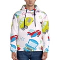 thumbnail image 1 of Salouo Cute Transport Pattern Men's Fall Hoodie Sweatshirt,Sport Hoodie with Pockets for Men Pullover Casual Hooded Sweatshirt-3X-Large, 1 of 7