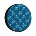 thumbnail image 1 of Salouo Cute Turtle Print Spare Tire Cover 14-17 inch Spare Tire Protector Universal Tough Tire Wheel Cover for Trailer SUV and Truck-17 inch, 1 of 6