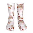 thumbnail image 1 of Salouo Dachshund Dog Puppy Pattern Fun Novelty Crew Socks,Casual Athletic Socks Neutral Socks, 1 of 7