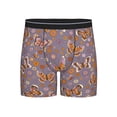thumbnail image 1 of Salouo Daisies Flowers Pattern Men's Boxer Briefs, Soft & Breathable Underwear Elastic Waistband Briefs for Men,1-Pack, 1 of 7
