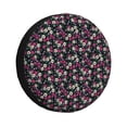 thumbnail image 1 of Salouo Daisies Flowers Print Spare Tire Cover 14-17 inch Spare Tire Protector Universal Tough Tire Wheel Cover for Trailer SUV and Truck-17 inch, 1 of 6