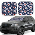 thumbnail image 1 of Salouo Daisy Flowers Pattern Car Windshield Sun Shade Foldable | Front Windshield Shade for Sun, Heat and UV Rays | Interior Sun Protection-Small, 1 of 6