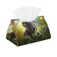 thumbnail image 1 of Salouo Daisy Koala Pattern Long Tissue Box Cover Rectangular–Plus Size Tissue Box Holder Modern LeatheLarge Tissue Holder for Bathroom Car & Office Decor, 1 of 7