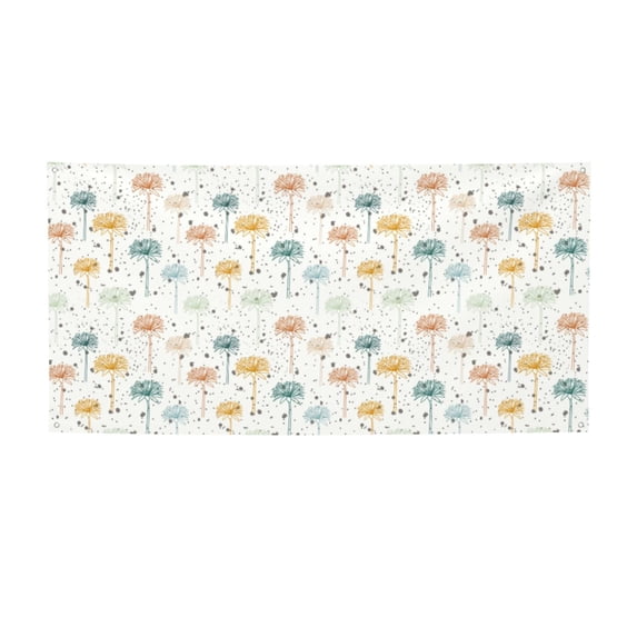 Salouo Dandelion Pattern Holiday Banner Outside Party Decoration Banner (1PC) Festival Supplies Fit for Birthday Parties & Celebrations & Chrismas-Medium