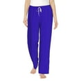 thumbnail image 1 of Salouo Darkblue Print Women's Pajama Pants Casual Loose Sweatpants PJs Flowy Pants Drawstring Palazzo for Women Wide Leg Pants Lounge Pajama -Large, 1 of 8