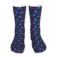 thumbnail image 1 of Salouo Deep Down In The Ocean Pattern Fun Novelty Crew Socks,Casual Athletic Socks Neutral Socks, 1 of 7