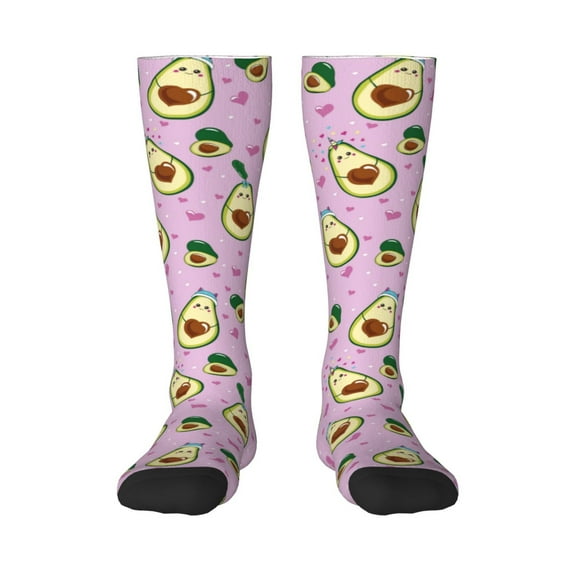 Salouo Different Avocados Print Women's Men's Ankle Socks 1-pack Casual Athletic Socks for Unisex Adult Moisture-Wicking Socks for Daily Wear/Running/Sport