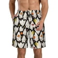 thumbnail image 1 of Salouo Different Ghosts Pattern Swim Trunks for Men,Men's Hawaiian Bathing Suit Swimsuits Quick Dry Swimming Board Shorts Beach Shorts with Pockets-, 1 of 6
