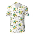 thumbnail image 1 of Salouo Dinosaur on Excavator for Men's Short Sleeve Polo Shirts,Polo Shirts for Men Performance Short Sleeve Golf Shirt Athletic Casual Collared T-Shirt-Medium, 1 of 8