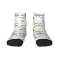 thumbnail image 1 of Salouo Dinosaur Pattern Unisex Middle Tube Socks,Middle-Finger Knee High Socks Over The Calf Tube Stocking Crew Stockings for Women and Men Tube Socks, 1 of 8