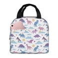 thumbnail image 1 of Salouo Dinosaur for Unisex Lunch Bag Leakproof Lunch Tote Large Capacity Reusable Insulated Lunch Box Cooler Lunch Container for Work/Office/Picnic/Travel-Black, 1 of 8