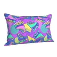 thumbnail image 1 of Salouo Disco Roller Skates Pattern Pillow Cases,1PC Pillow Covers with Envelope Closure Decorative Pillow Case for Bed Couch,Pillows Not Included-14"x20", 1 of 6