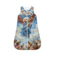 Salouo Dog Angel Ascension Print Baby Sleep Sack Wearable Blanket for