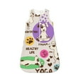 Salouo Dog Doing Yoga Print Baby Sleep Sack Wearable Blanket for Babies
