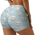thumbnail image 1 of Salouo Dog Print Women's Athletic Shorts,Booty Shorts Biker Shorts High Waisted Elastic Workout Shorts for Yoga Gym Running Sports-X-Large, 1 of 8