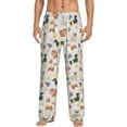thumbnail image 1 of Salouo Dogs Print Pajama Pants for Men, Lounge Pants Elastic Waistband Casual Men's sleepwear Loungewear Sleep Pajama Pant -X-Large, 1 of 7