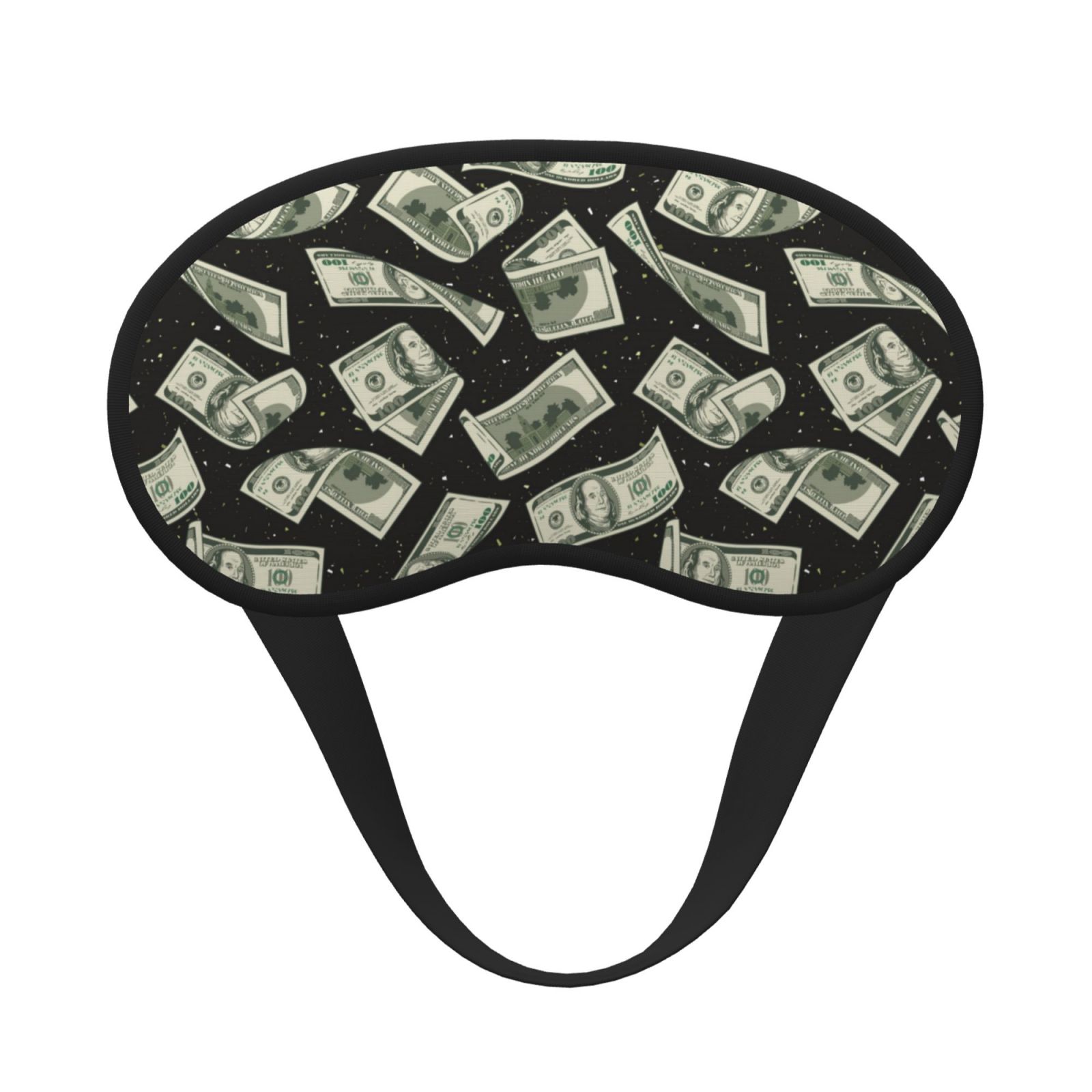 Salouo Dollar Print Sleep Mask Eye Cover, 1Pack Eye Masks Washable