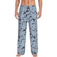 thumbnail image 1 of Salouo Dolphins Print Pajama Pants for Men, Lounge Pants Elastic Waistband Casual Men's sleepwear Loungewear Sleep Pajama Pant -Medium, 1 of 7