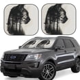thumbnail image 1 of Salouo Double Exposure Cat Forest Pattern Car Windshield Sun Shade Foldable | Front Windshield Shade for Sun, Heat and UV Rays | Interior Sun Protection-Medium, 1 of 6