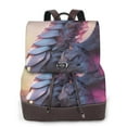 thumbnail image 1 of Salouo Dragon Pattern PU Leather Backpack,Purse for Women Fashion Multipurpose Design Handbag Ladies Shoulder Bags Travel Backpack, 1 of 4