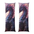 Salouo Dragon Prattern Long Body Pillowcase,1 PCS Pillow Cover