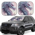thumbnail image 1 of Salouo Dragon1 Pattern Car Windshield Sun Shade Foldable | Front Windshield Shade for Sun, Heat and UV Rays | Interior Sun Protection-Medium, 1 of 6