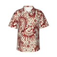 thumbnail image 1 of Salouo Dragons1 for Hawaiian Shirt for Men,Summer Beach Casual Short Sleeve Button Down Shirts Men's Regular-Fit Short-Sleeve Print Shirt -XX-Large, 1 of 6