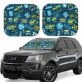 thumbnail image 1 of Salouo Dump Truck Pattern Car Windshield Sun Shade Foldable | Front Windshield Shade for Sun, Heat and UV Rays | Interior Sun Protection-Medium, 1 of 6