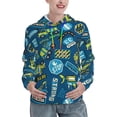 thumbnail image 1 of Salouo Dump Truck Pattern Hoodie Sweatshirts for Women, Autumn Pullover Hoodie Workout Sweat Women's Long Sleeve Preppy Sweatshirts-Large, 1 of 7