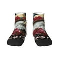 thumbnail image 1 of Salouo Eagle With Hat And Roses Pattern Unisex Middle Tube Socks,Middle-Finger Knee High Socks Over The Calf Tube Stocking Crew Stockings for Women and Men Tube Socks, 1 of 8