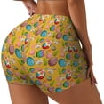 thumbnail image 1 of Salouo Easter Print Women's Athletic Shorts,Booty Shorts Biker Shorts High Waisted Elastic Workout Shorts for Yoga Gym Running Sports-Large, 1 of 8