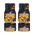 thumbnail image 1 of Salouo Elegant Lady With Hat for Car Floor Mat Set of 4–Car Carpet Mats - Car Mats with Anti-Slip Backing & Driver Heel Pad Universal Fit for Cars, Trucks, SUVs, and Vans, 1 of 6
