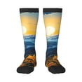 thumbnail image 1 of Salouo Elegant Sunset Sunflower Print Women's Men's Ankle Socks 1-pack Casual Athletic Socks for Unisex Adult Moisture-Wicking Socks for Daily Wear/Running/Sport, 1 of 1