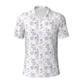 thumbnail image 1 of Salouo Elegant ice skates snowflakes for Men's Short Sleeve Polo Shirts,Polo Shirts for Men Performance Short Sleeve Golf Shirt Athletic Casual Collared T-Shirt-X-Large, 1 of 8
