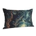 thumbnail image 1 of Salouo Enchanted Forest Skull Path Pattern Pillow Cases,1PC Pillow Covers with Envelope Closure Decorative Pillow Case for Bed Couch,Pillows Not Included-20"x30", 1 of 6