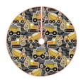thumbnail image 1 of Salouo Excavator At Work Christmas Tree Skirt 36" Farmhouse Christmas Decorations Snowman Xmas Tree Skirt Tree Mat for Holiday Party Decor, 1 of 1