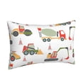 thumbnail image 1 of Salouo Excavator Print Print Pillow Case Cover,Wrinkle-Free Bed Pillow Cover Pack of 1 Home Decor Fade-Resistant and Stain-Resistant ,Pillows Not Included -14"x20", 1 of 8