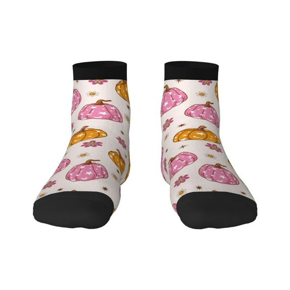 Salouo Fall 70s Groovy Hippie 1 Pattern Unisex Middle Tube Socks,Middle-Finger Knee High Socks Over The Calf Tube Stocking Crew Stockings for Women and Men Tube Socks