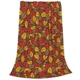 thumbnail image 1 of Salouo Fall Leaves Print Bed Blankets,Flannel Blanket Comfortable Air Conditioning Blanket Lightweight Blanket for Sofa Bed Travel & Couch -50"x40", 1 of 8