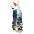 thumbnail image 1 of Salouo Fantasy Treehouse Planet Scene Pattern Small Dog Hoodie Sweatshirts Dog Clothes Coat Clothing Puppy Sweater Outfit Pullover Pet Winter Coat Sweater Outfit-X-Small, 1 of 7